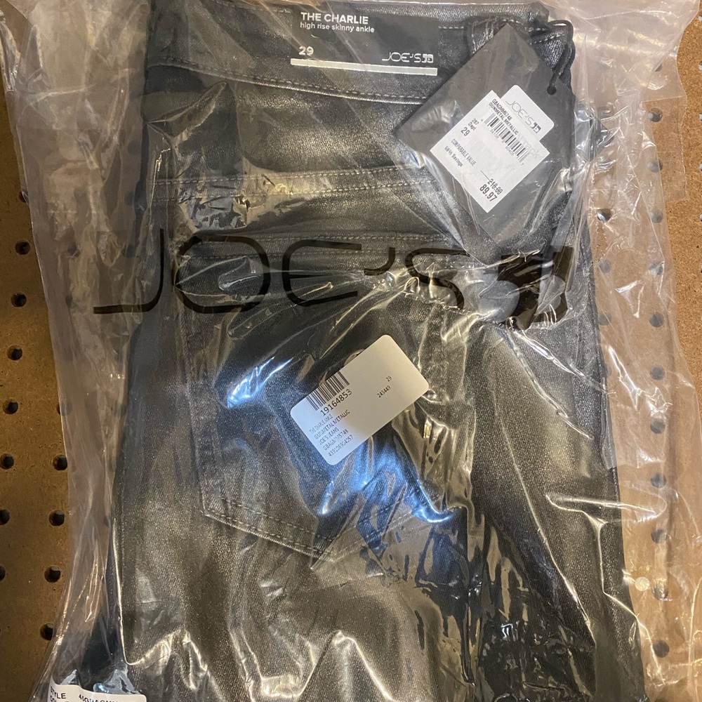 Joe's Jeans The Charlie Coated Ankle Skinny Jeans - Picture 4 of 6